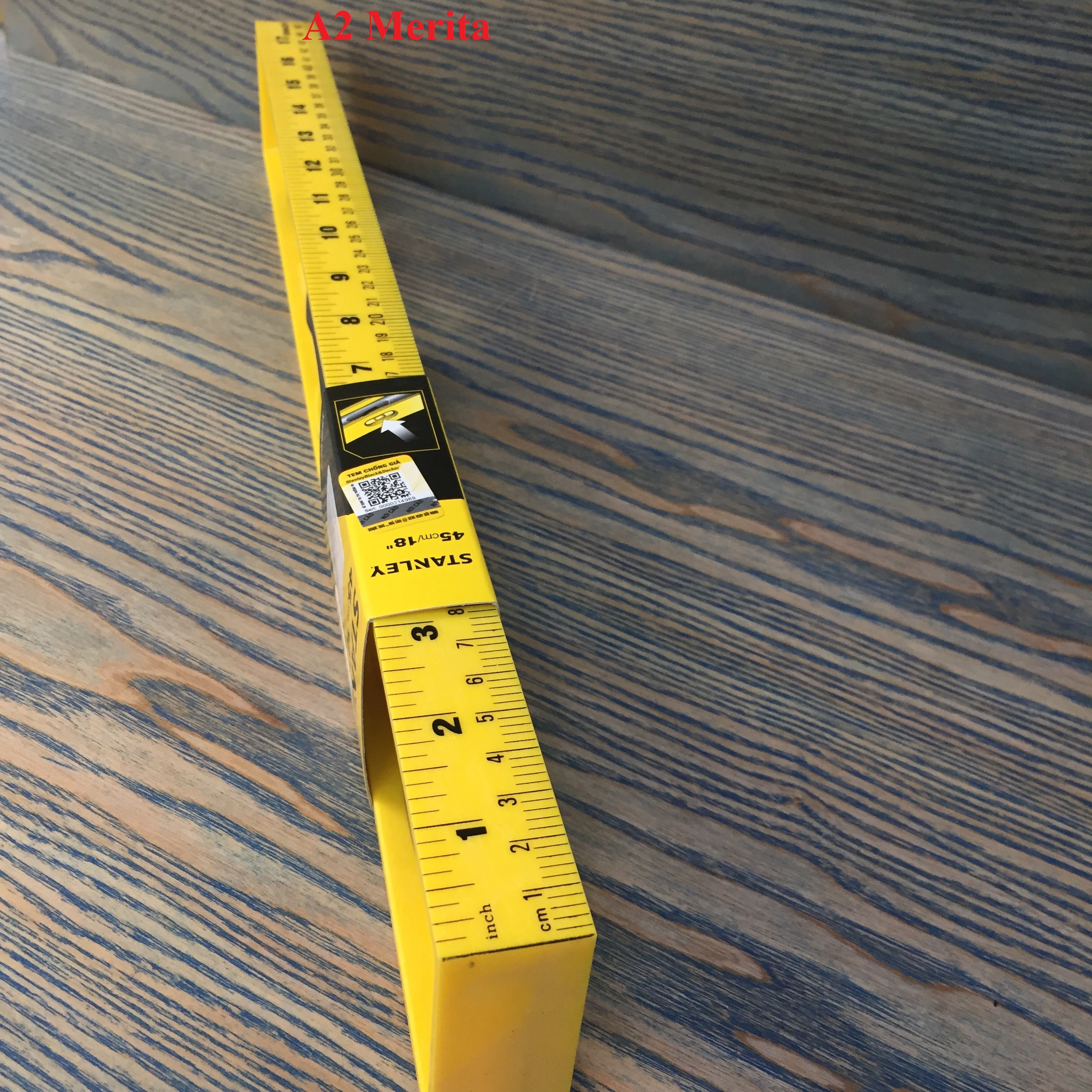 Thước thủy nhựa ABS 18"/45cm Stanley STHT42467-8 (THAILNAD)