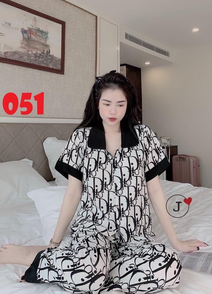Pizama Tay Cộc Quần Dài