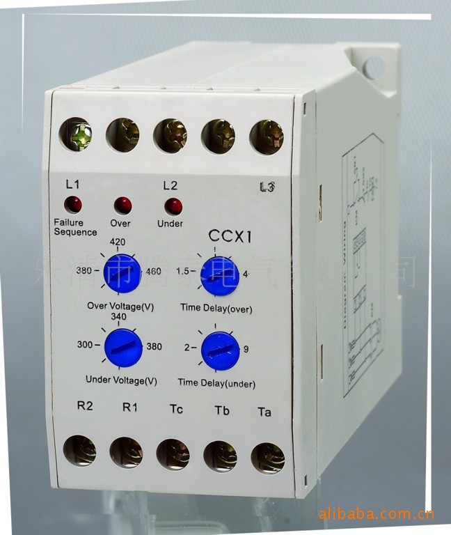 Bộ bảo vệ chống mất pha , lệnh pha đảo pha Chint XJ3D / 380VAC