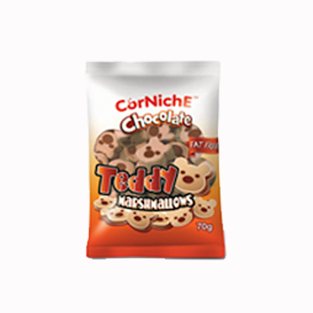 Kẹo marshmallows chocolate teddy nhập khẩu 70g