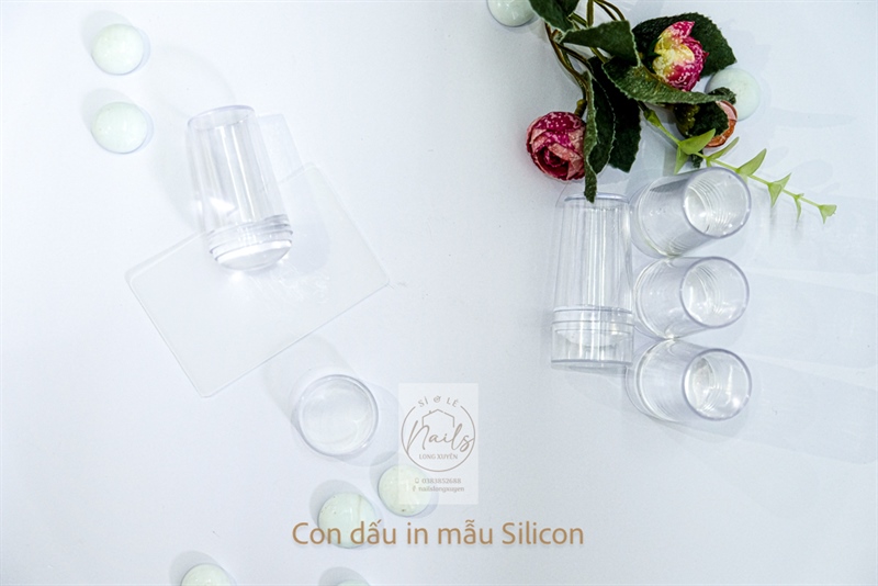 Con dấu in mẫu móng Silicon