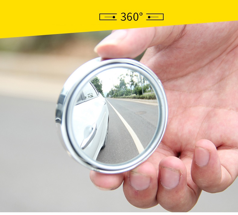 Combo 2 Gương Cầu Lồi Cao Cấp Có Viền Bao Trắng