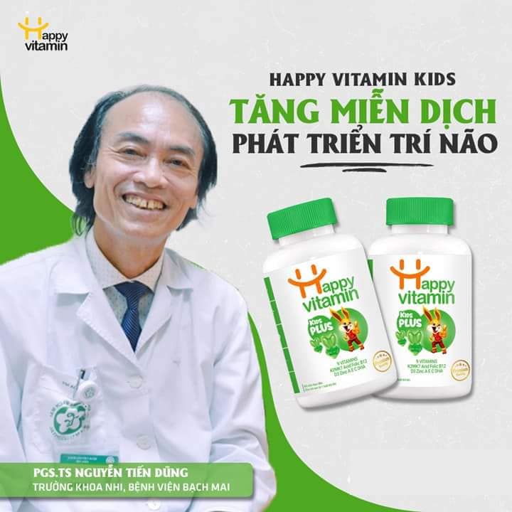 Kẹo dẻo Happy Vitamin Kids Plus