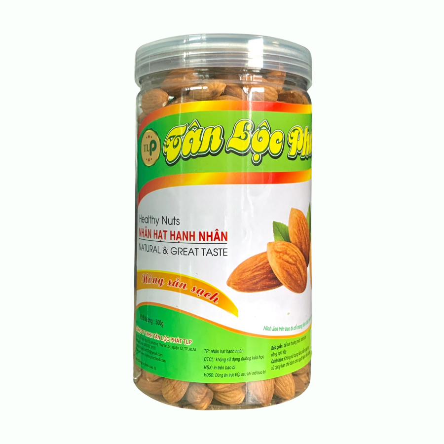 LÕI HẠT HẠNH NHÂN TÂN LỘC PHÁT HŨ 500G
