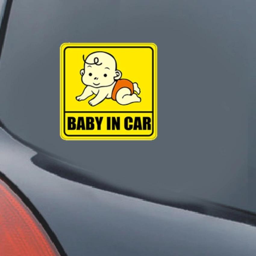 Decal dán phản quang đuôi xe Baby In Car
