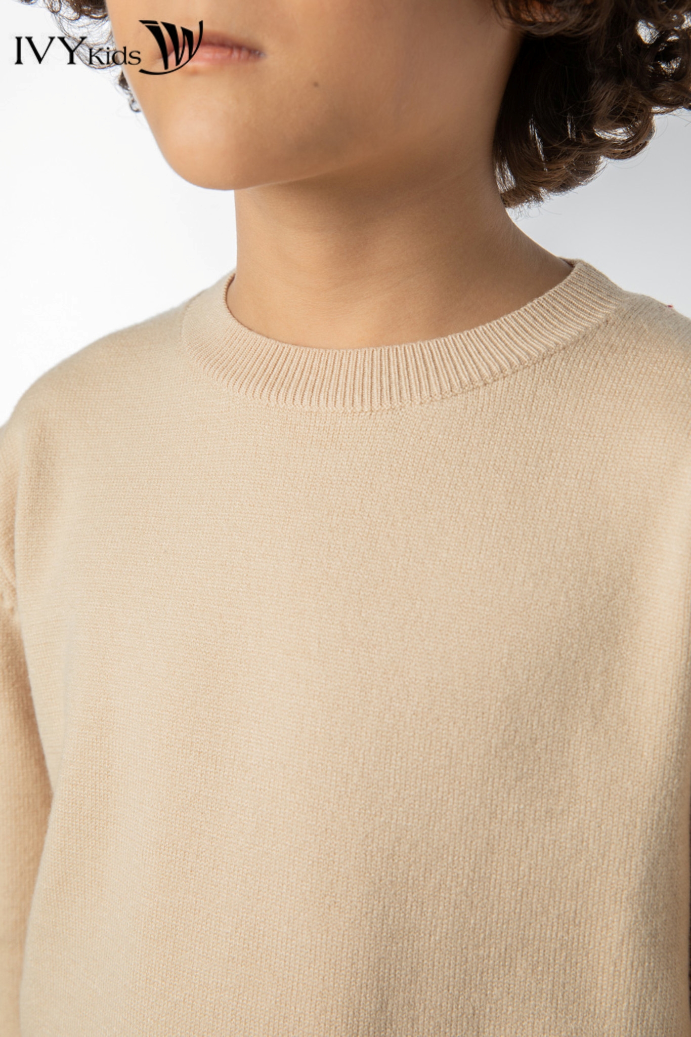 Áo len Grưmm bé trai IVY moda MS 58K1270