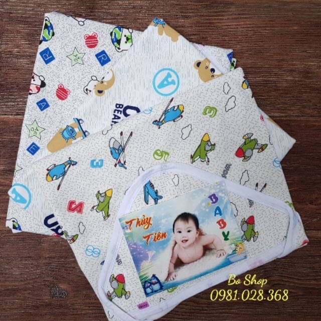 Chăn ủ nỉ bông cho bé sơ sinh