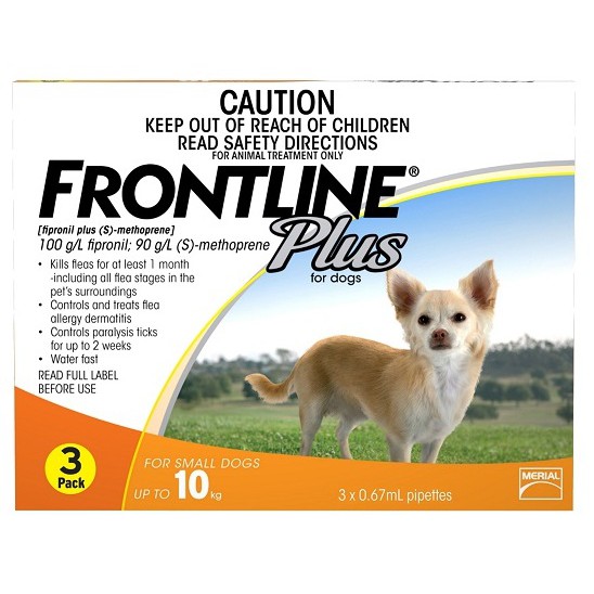 Thuốc Nhỏ Gáy  Ve Rận Frontline Plus Cho chó (< 10KG)