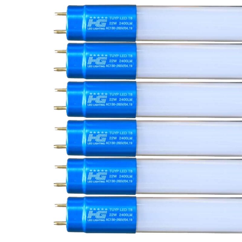 combo 6 Bóng đèn led Tuýp thủy tinh 22W 1,2m, (ánh sáng trắng)