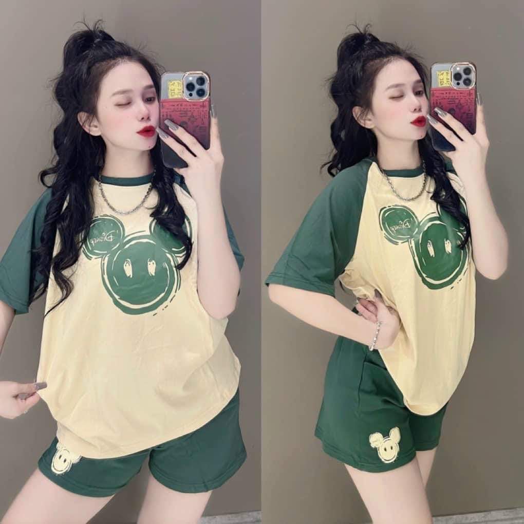 [HCM]SET BỘ ĐÙI NỮ MẶC MÙA HÈ CHẤT THUN COTTON CO GIẢN 4 CHIỀU