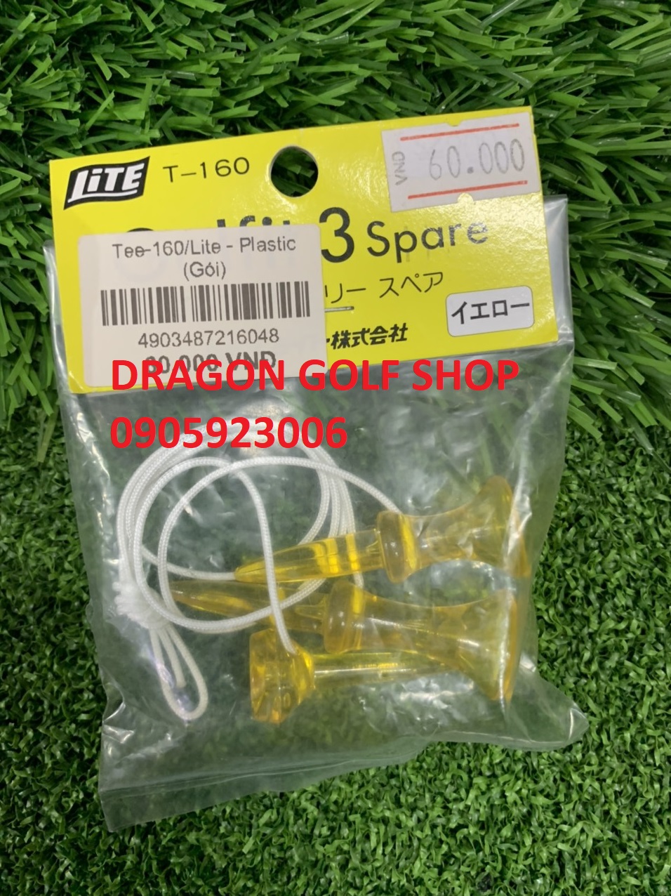 Tee golf ( Tee phát bóng gôn ) Lite Plastic T-60 , T-184 , T-160