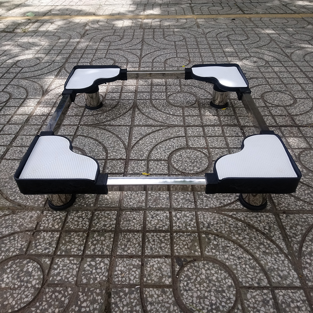 Kệ để tủ lạnh, máy giặt siêu bền - Giá Để Tủ Lạnh, Máy Giặt - Kệ chân để máy giặt tủ lạnh inox Có bánh / không bánh xe đa năng