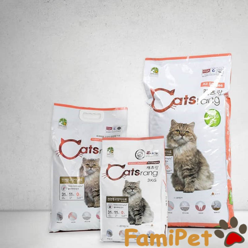 Thức ăn hạt cho mèo Catsrang