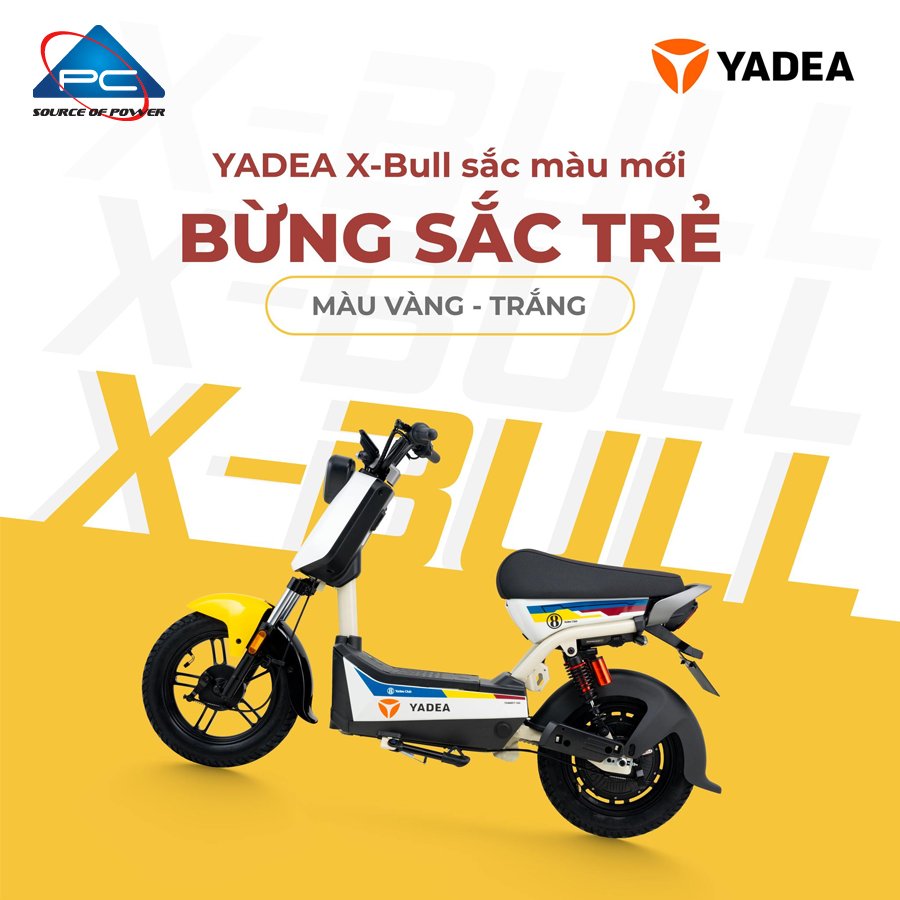 Xe Máy Điện YADEA X-BULL Phiên Bản 2024