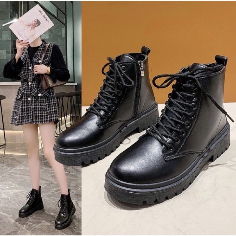 Boot nữ cổ thấp 104  bốt nữ thời trang hot trend
