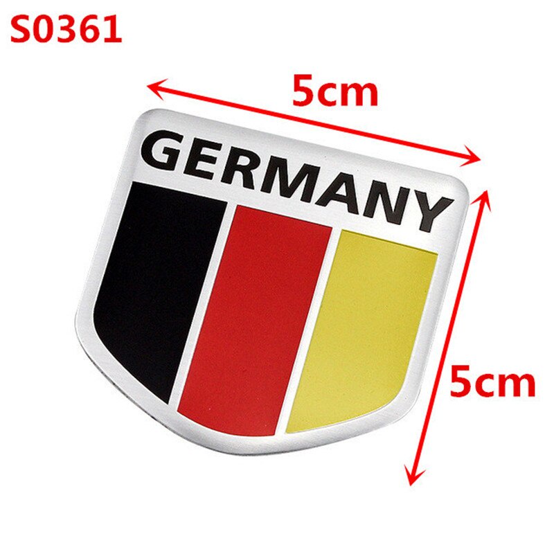 Logo Tem nhôm cờ Đức GERMANY