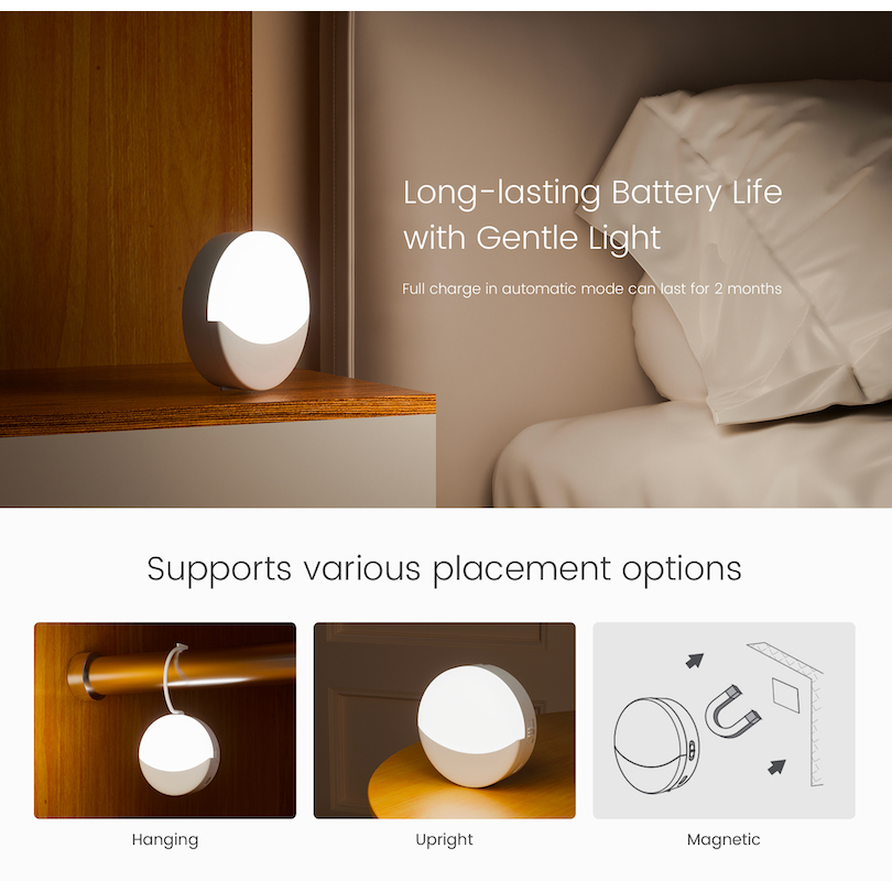 Đèn cảm ứng Yeelight Light Sensor Plug-in LED Night Light Ánh sáng dịu nhẹ tự động sáng khi trời tối