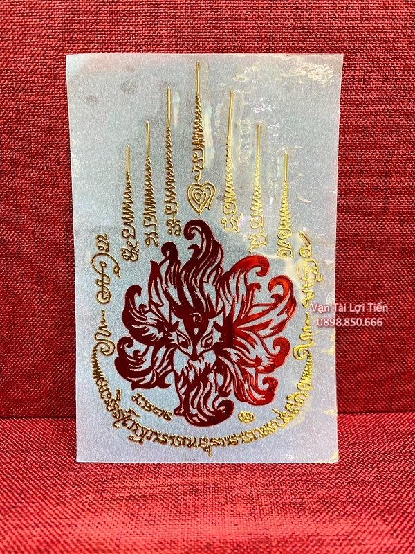 Linh Phù Dán Hồ Ly 9 Đuôi Tăng Vận Tình Duyên