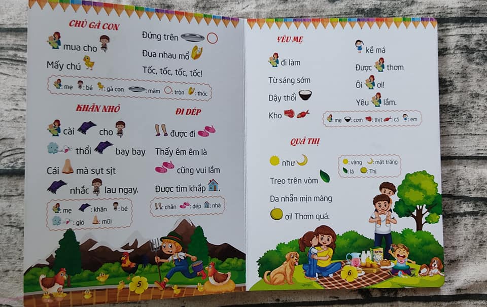 Thơ tiềm thức cho bé tập nói tập đọc