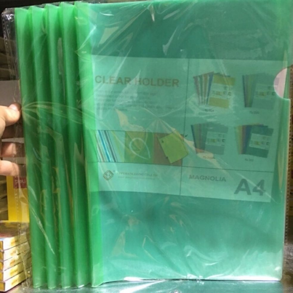 Combo 10c File Rút gáy A4 bìa Dày