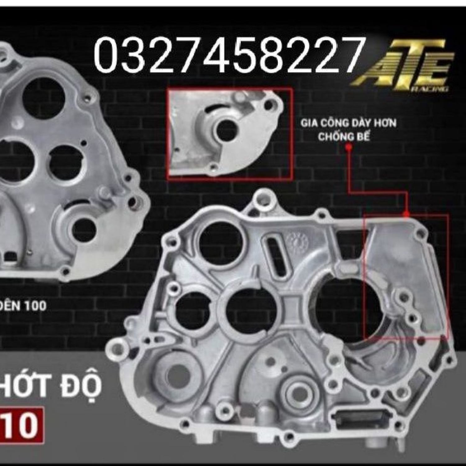Lốc bơm nhớt rời 110 độ ate dày chống bể xe dream, wave, cub...