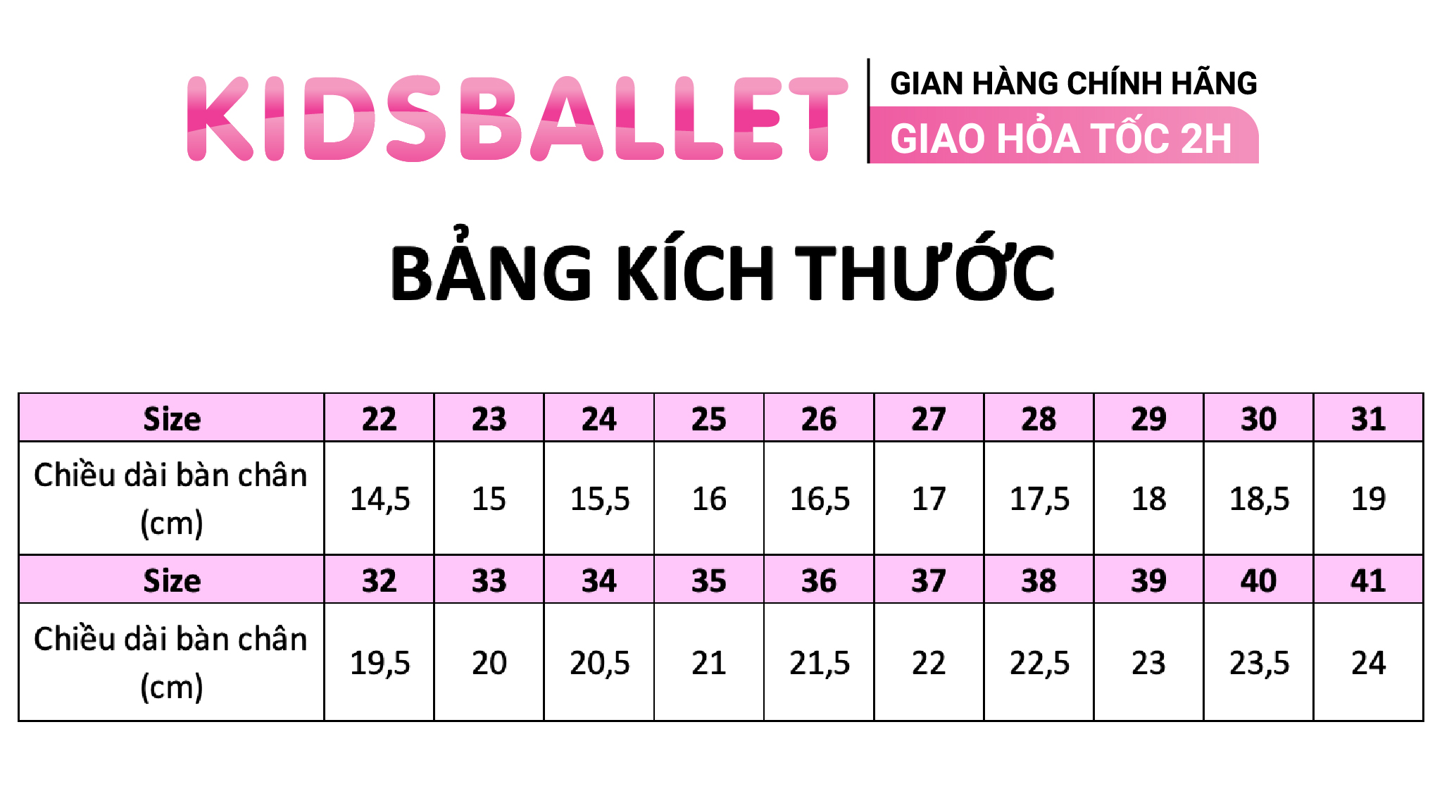 Giày Múa Cho Bé KIDSBALLET Giày Múa Ba Lê Giày Múa Trẻ Em