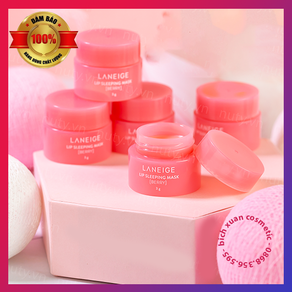 Mặt Nạ Ủ Môi Hàn Quốc Laneige Mini 3gr - Chống K.hô N.ứt N.ẻ