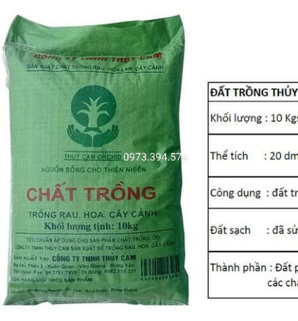 Đất Trồng Cây Tribat Thủy Cam (1kg tách từ bao 10kg)