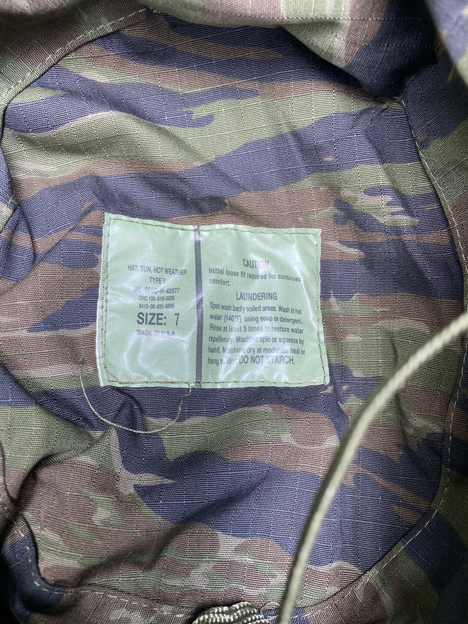 Nón Tiger USA, Nón tai bèo US