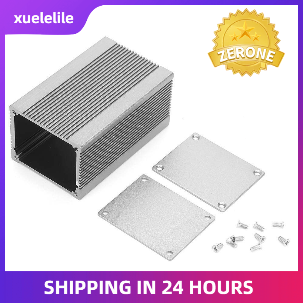 Printed Electronic Project Enclosure Case Circuit Board Instrument Aluminum Cooling Box DIY Electronic Project Enclosure Case