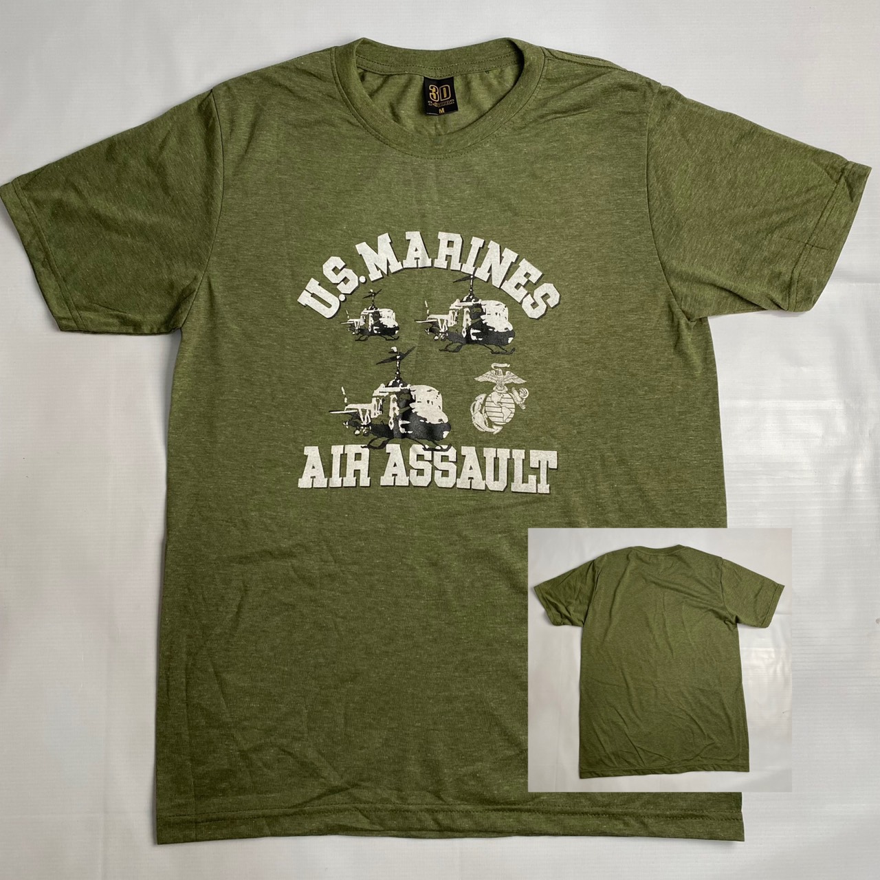 Áo thun đúc 3D in hình phong cách lính Us.army
