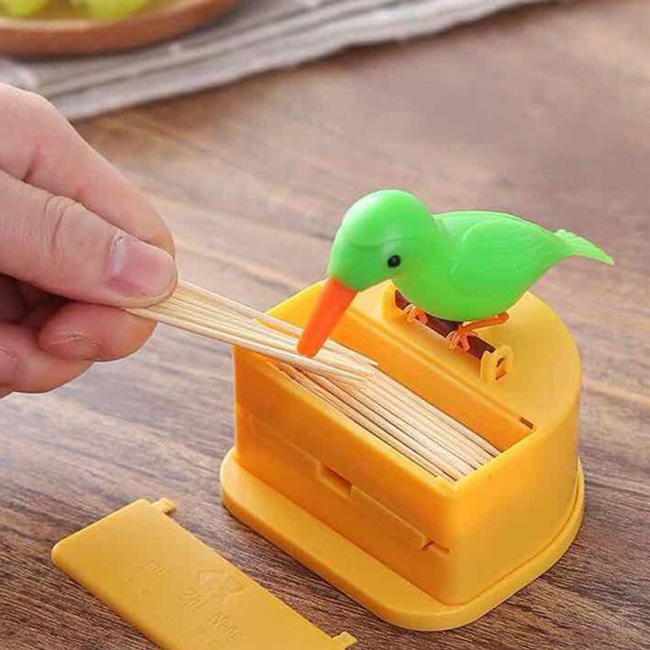 Hộp Tăm Chim Gắp Tăm
