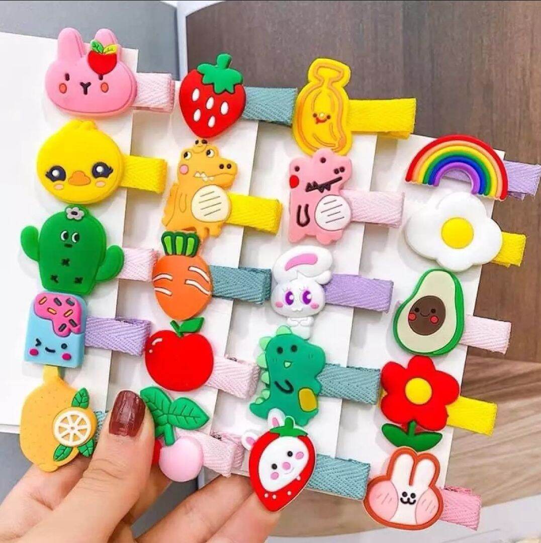 Set 10 Kẹp Tóc Hàn Quốc Cho Bé Gái.