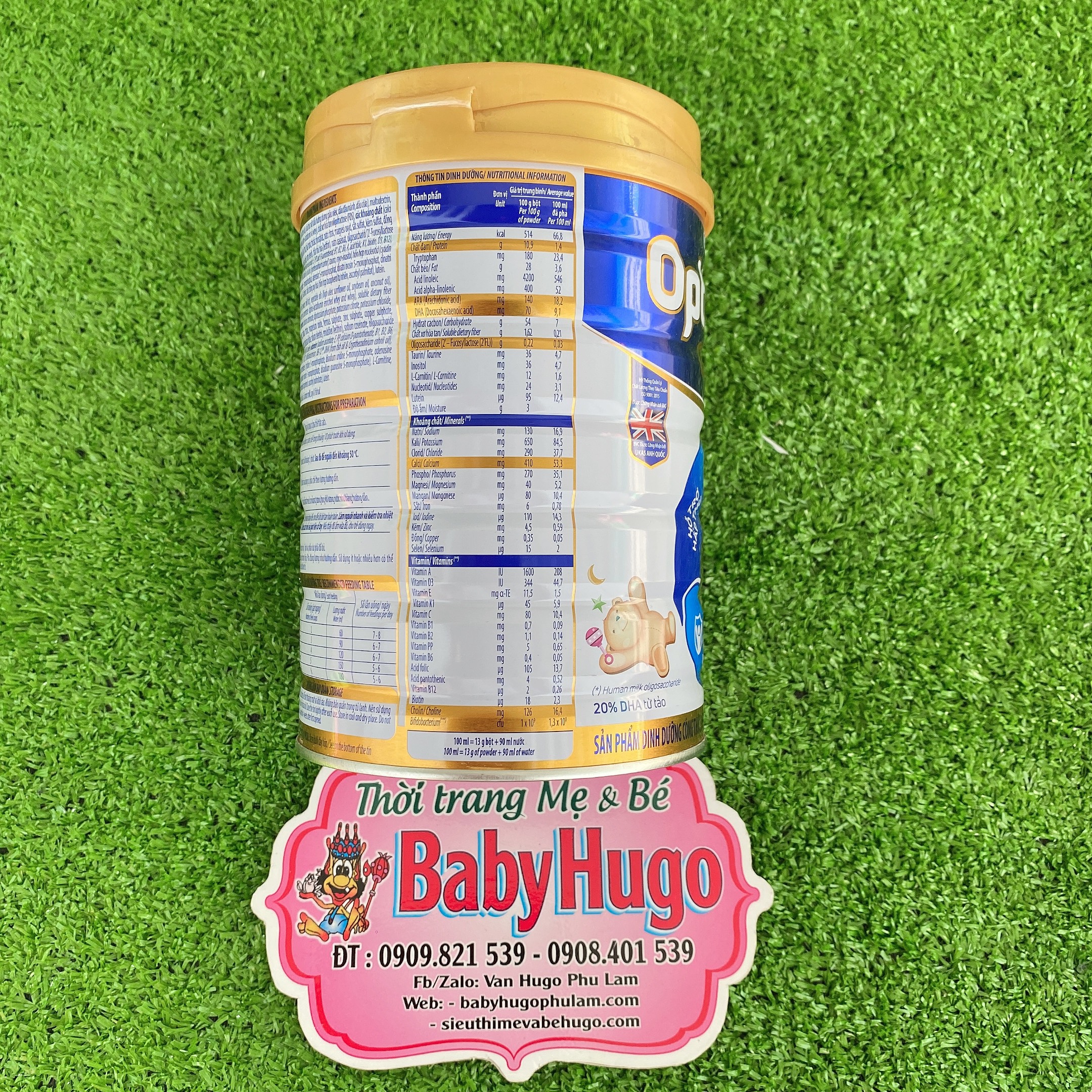 [MẪU MỚI] Sữa Optimum Gold 1 800g (trẻ từ 0-6 tháng)