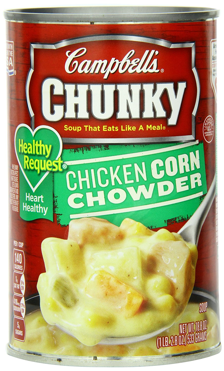 Campbell's Chunky Chicken Corn Chowder (533 gram) nhập khẩu từ Mỹ
