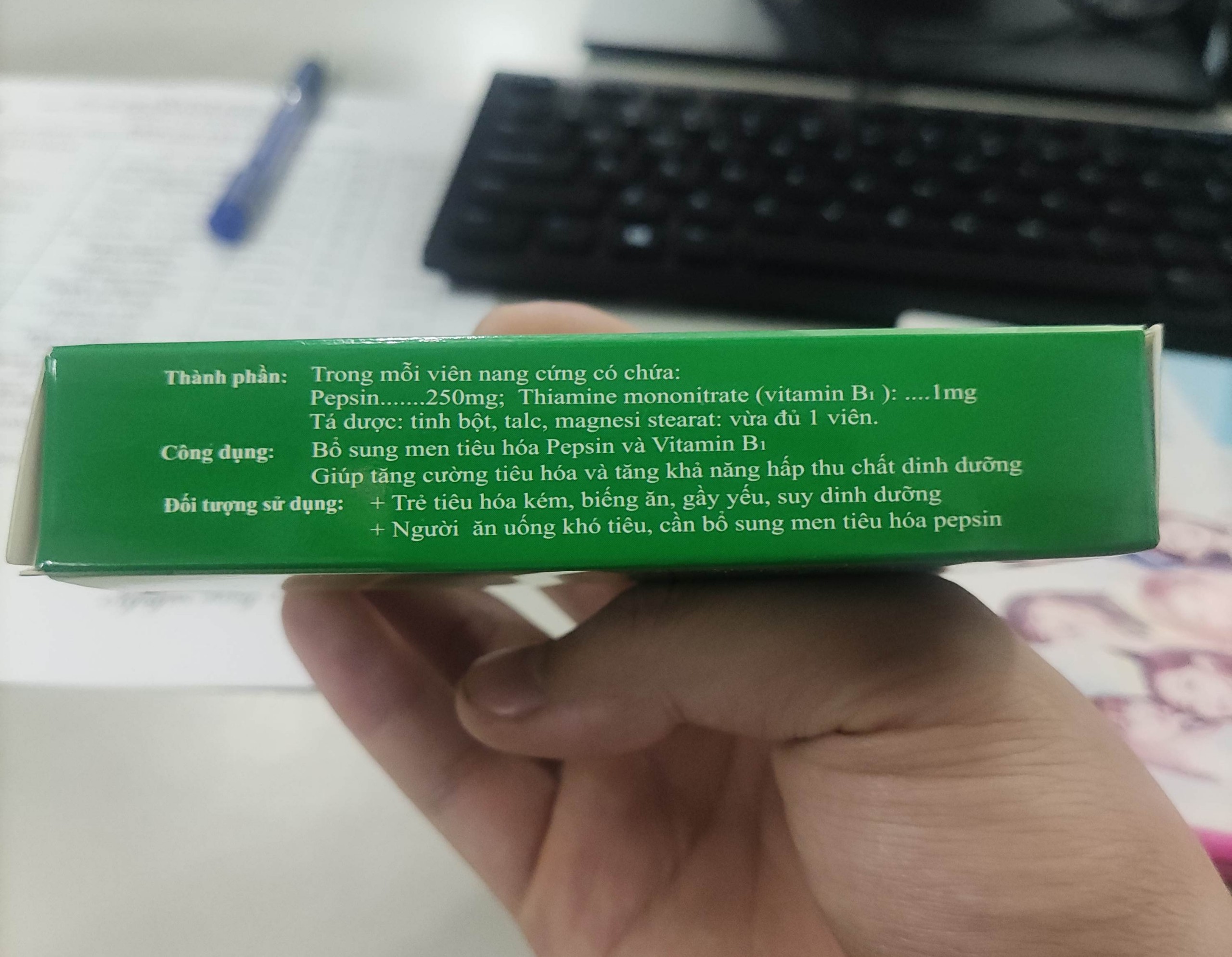 MEN TIÊU HÓA PEPSIN B1- VIỆN DINH DƯỠNG