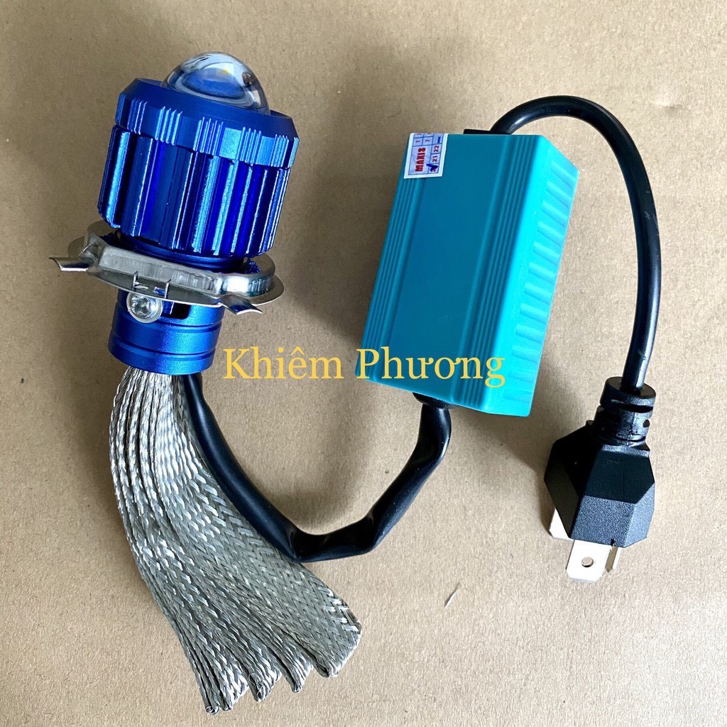 Bóng LED Bi cầu H4 BMA (Cos vàng Pha trắng/Cos trắng Pha trắng)