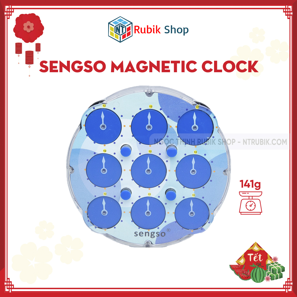 [Siêu Phẩm] Shengshou Rubik Clock - Sengso Magnetic Clock (Có Nam Châm)