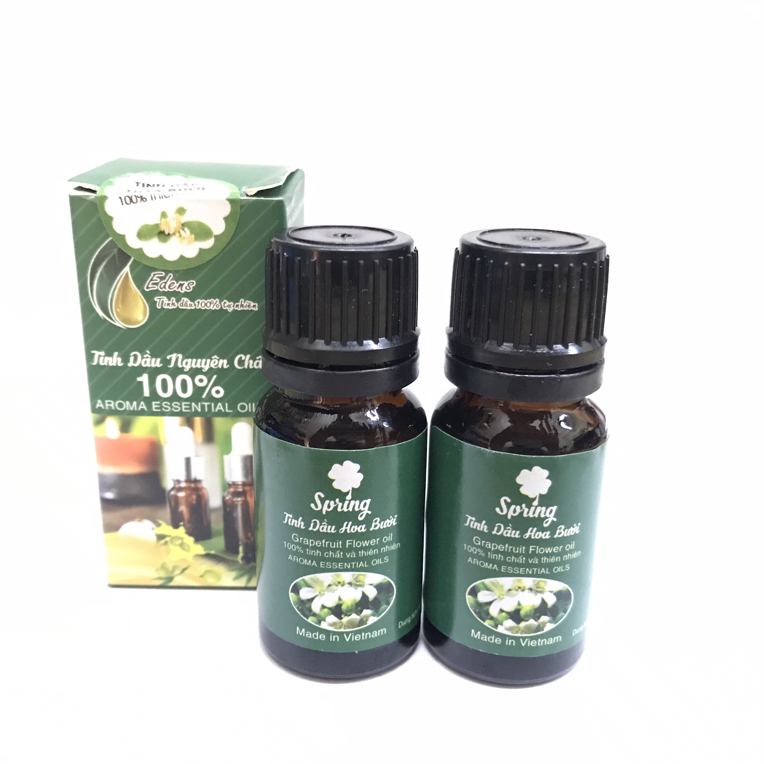 Combo 2 Chai tinh dầu HOA BƯỞI nguyên chất 100% (chai 10ml)
