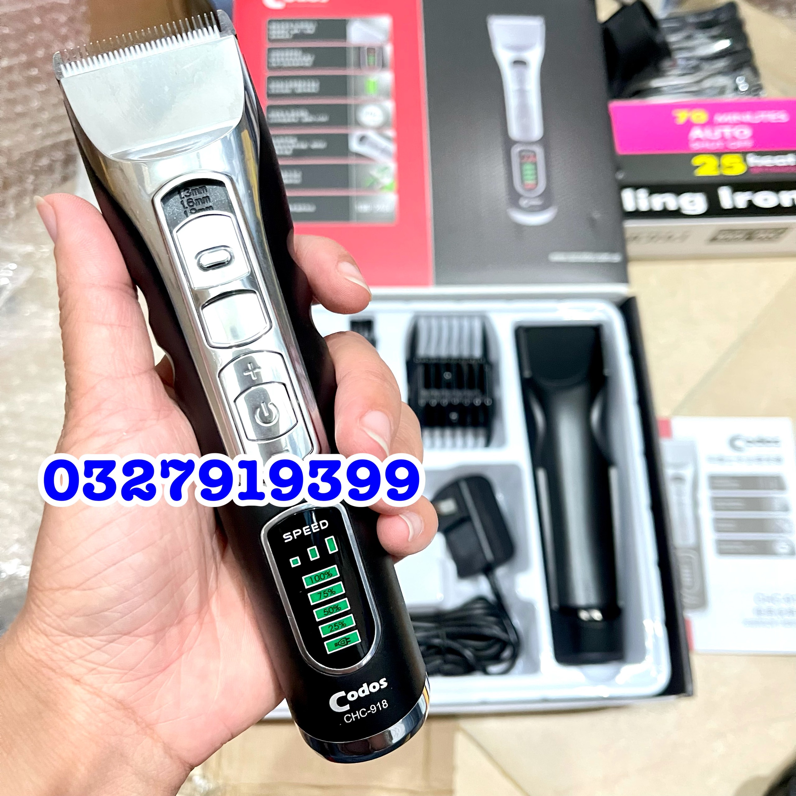 ✅ tông đơ cắt tóc codos 918 chính hãng