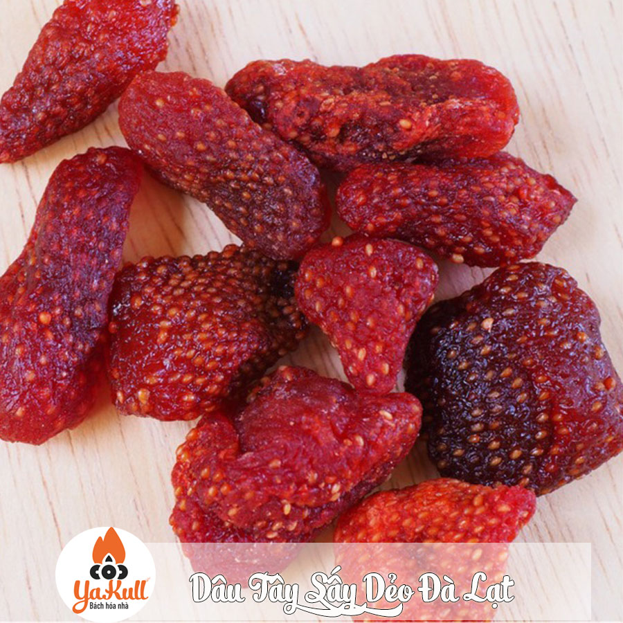 Dâu Tây Sấy Dẻo Đà Lạt 200Gr đến 600Gr