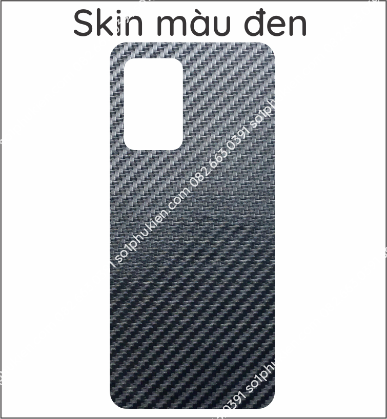Miếng dán mặt lưng skin carbon Samsung A52s 5G