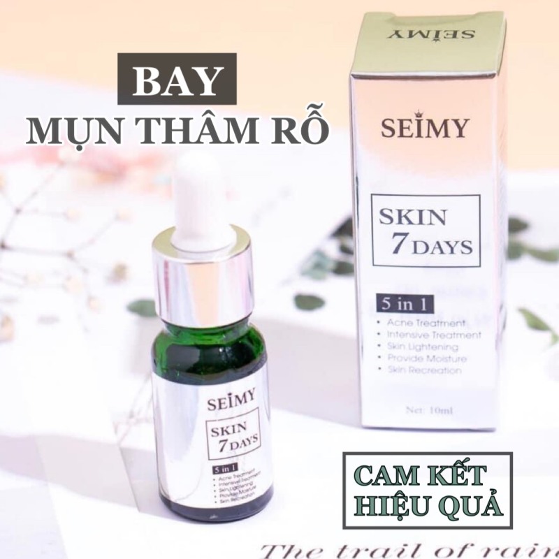 Serum giảm mụn, thâm, rỗ Seimy - SERUM SKIN 7 DAYS - Khắc tinh diệt sạch mụn hiệu quả sau 7-14 ngày giá rẻ
