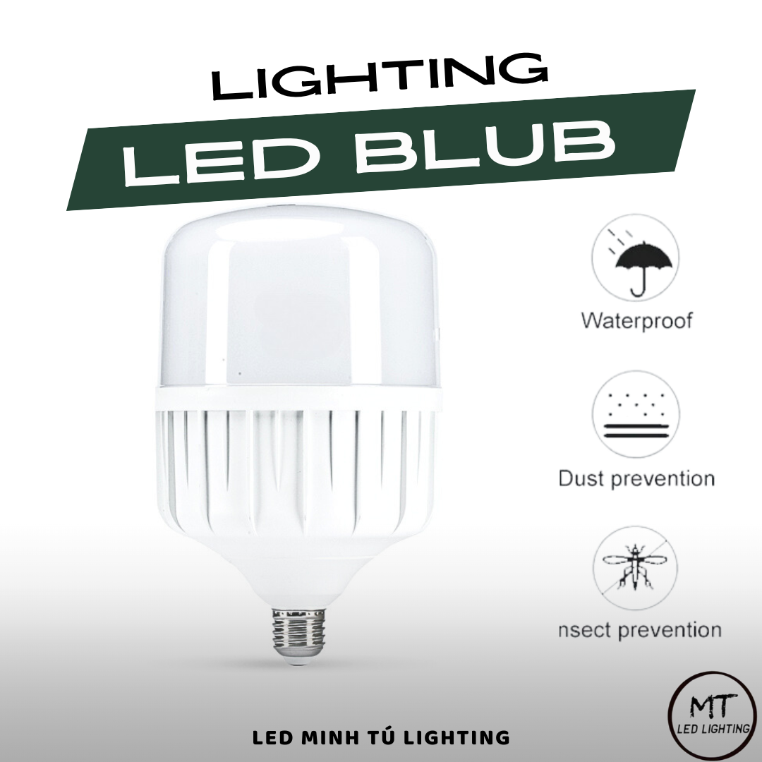 COMBO 4 CÁI BÓNG ĐÈN LED TRỤ 40W