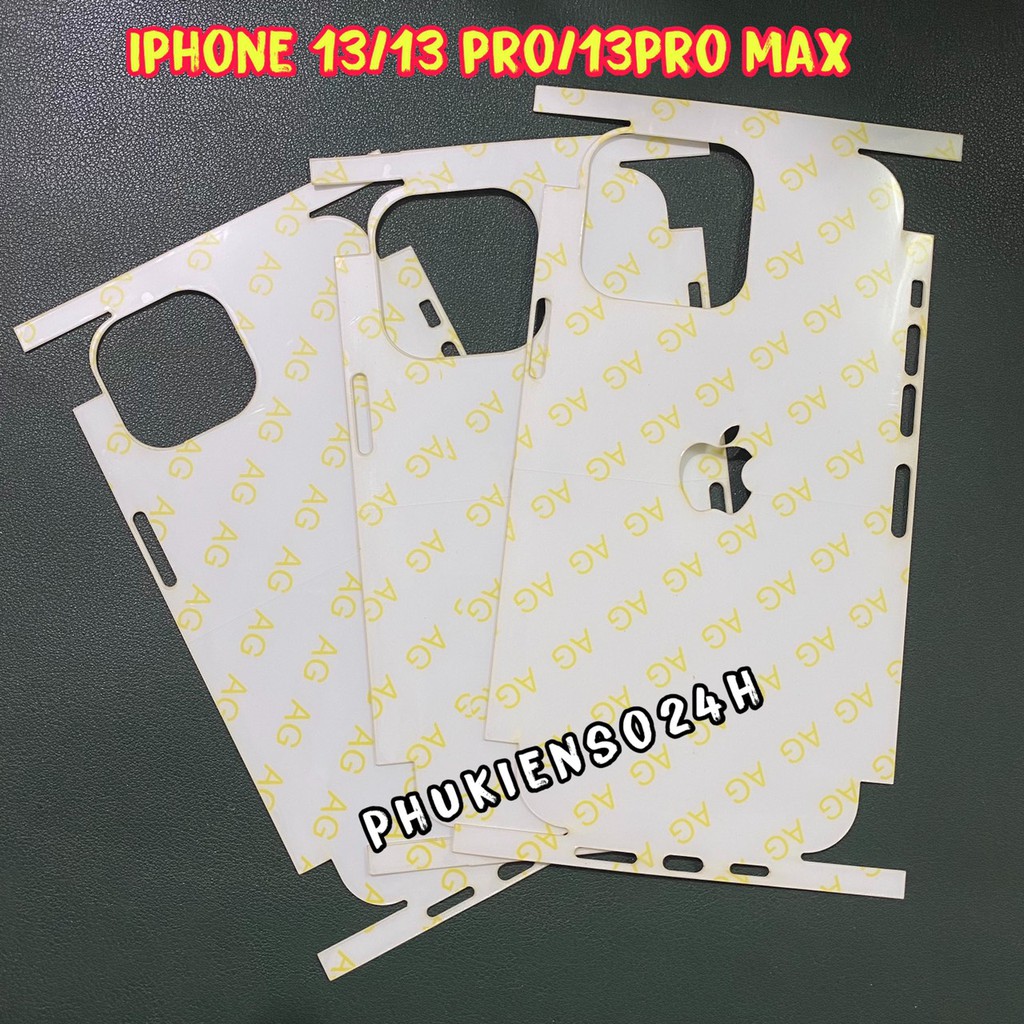 Miếng dán ppf xịn full viền mặt sau cho iphone 13 / ip 13 pro / ip 13 pro max