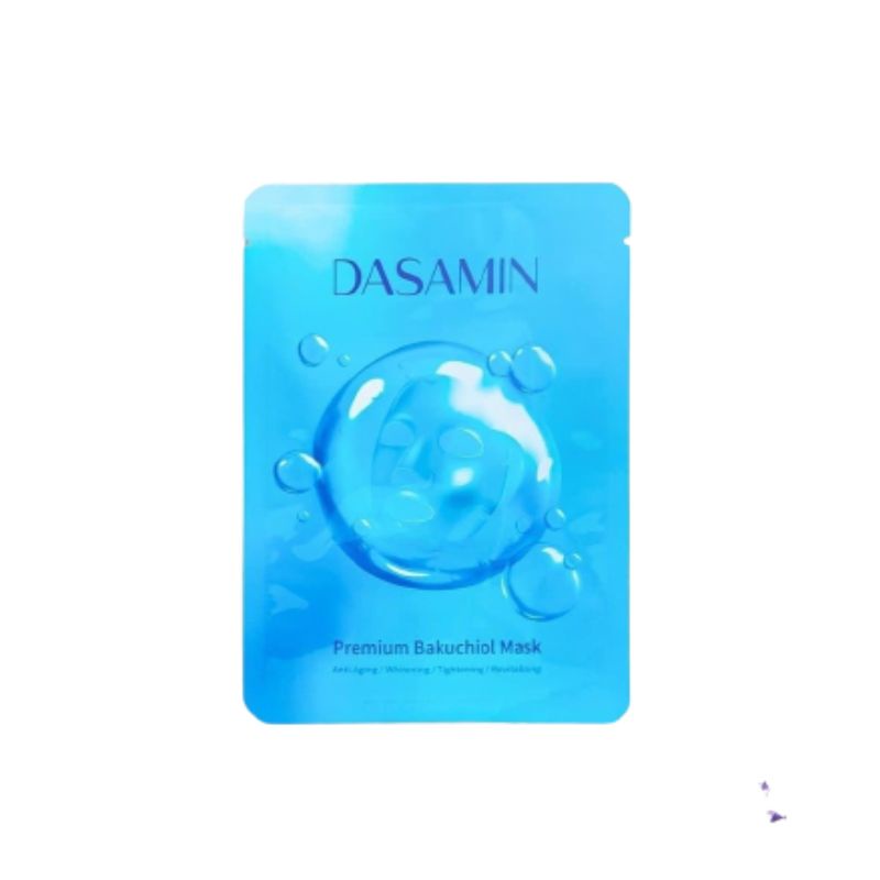 Mặt nạ Dasamin Premium Bakuchiol Mask giảm mụn trắng da căng bóng hộp 3 miếng - PHUONGANHOSUE