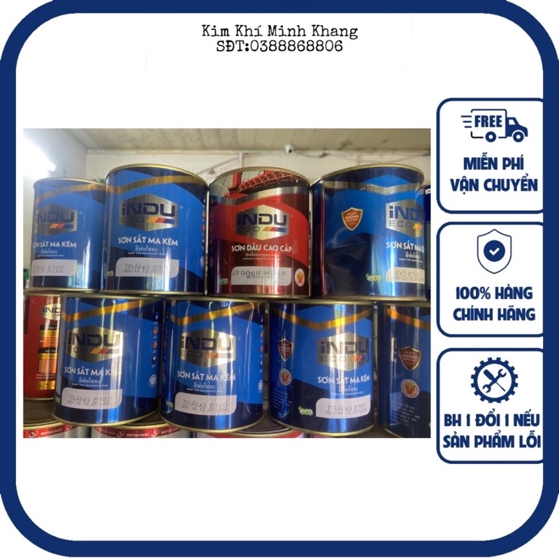 Sơn Sắt Mạ Kẽm Indu 0,8