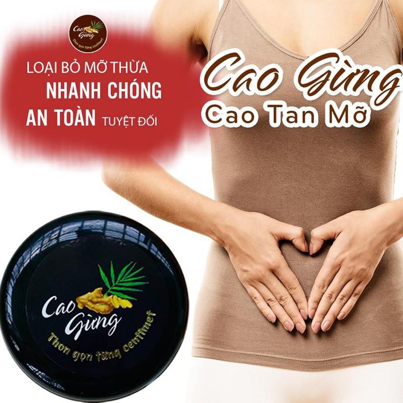 Bộ Gel Tan Mỡ Cao Gừng + Đai Nịt Bụng Cao Cấp (Mẫu mới)