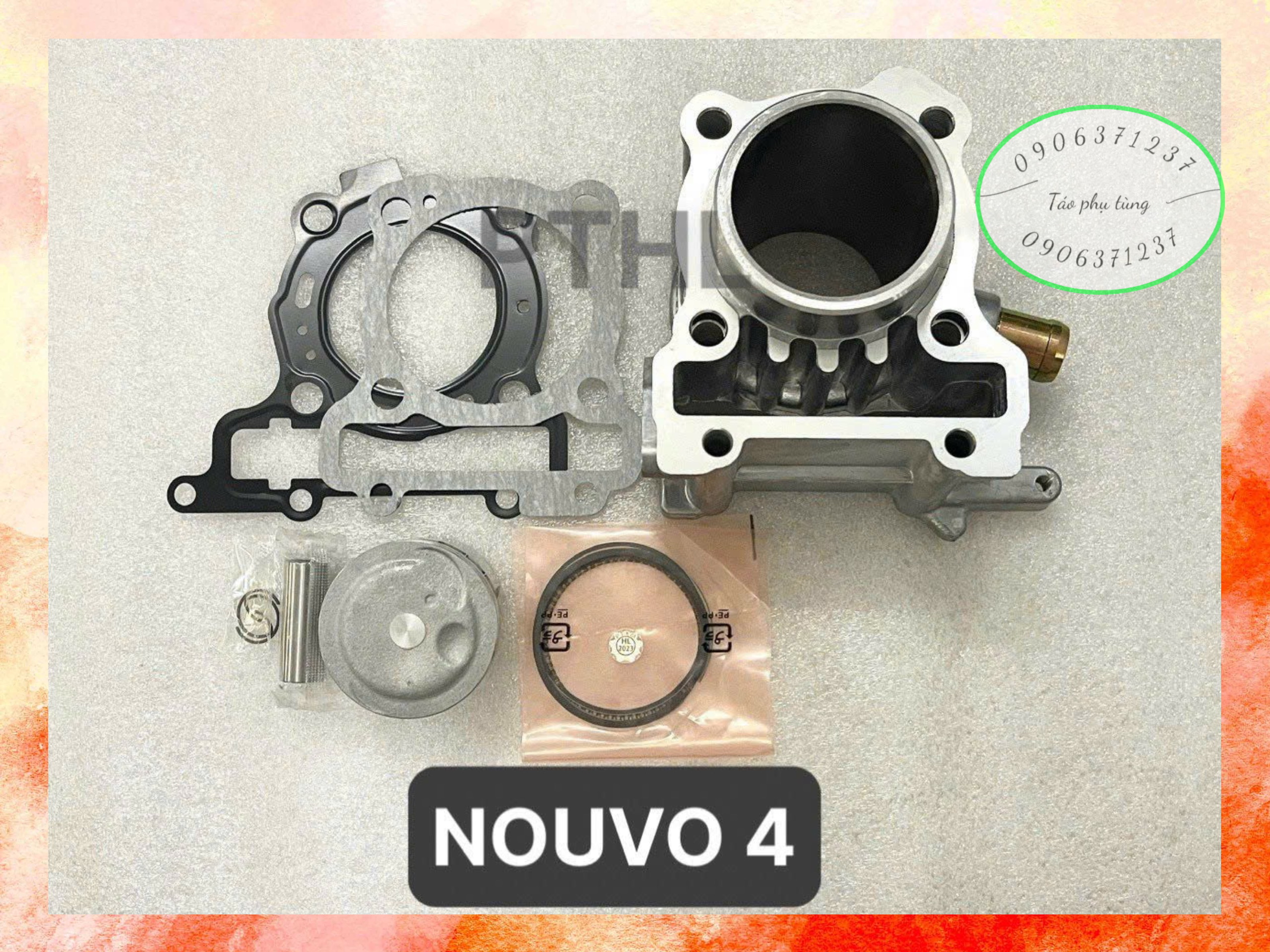Lòng piston bạc xe Nouvo 4/5/ Luvias