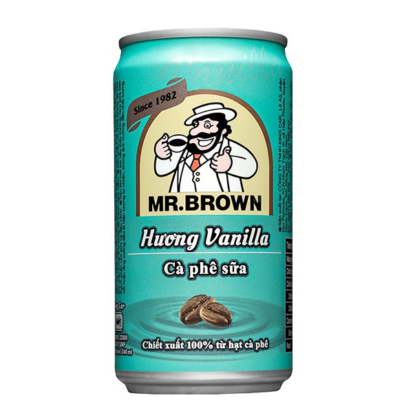 Cafe mr.brown hương vanilla 240ml